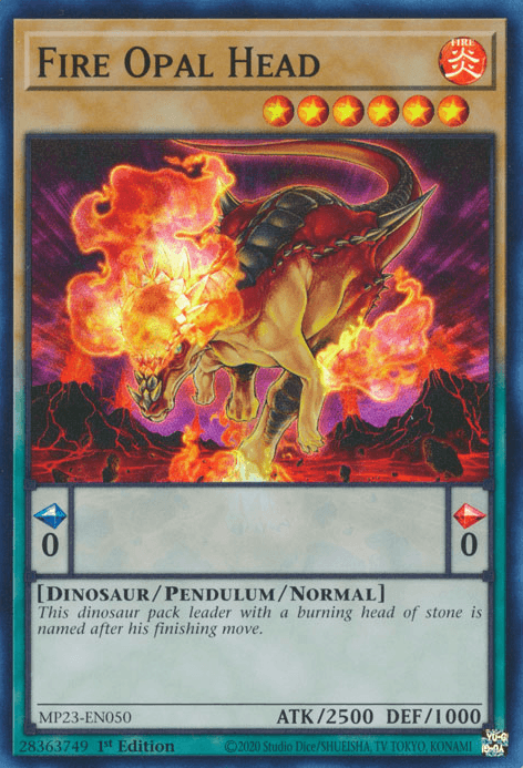Fire Opal Head [MP23-EN050] Super Rare - Josh's Cards