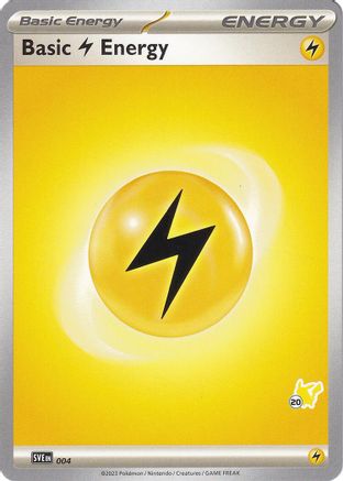 Basic Lightning Energy Pikachu 004 - Battle Academy 2024
