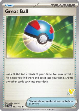 Great Ball Pikachu 183 - Battle Academy 2024