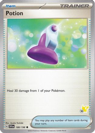 Potion Pikachu 188 - Battle Academy 2024