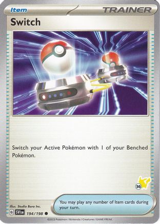 Switch Pikachu 194 - Battle Academy 2024