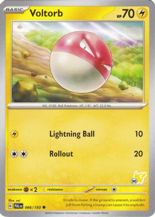 Voltorb Pikachu 066 - Battle Academy 2024