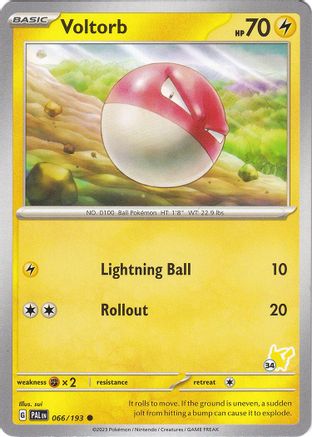 Voltorb Pikachu 066 - Battle Academy 2024