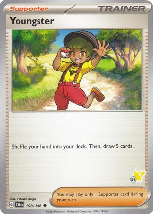 Youngster Pikachu 198 - Battle Academy 2024