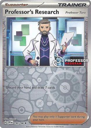 Professor's Research (2023) 190/198 - Professor Program Promos Reverse Holofoil