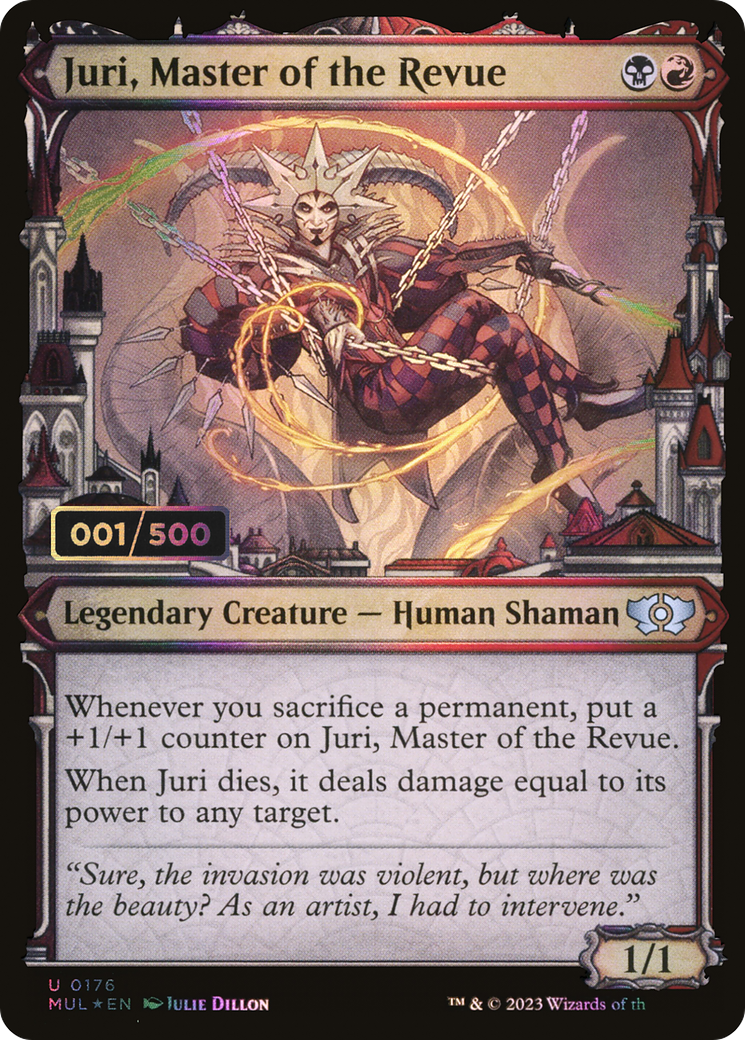 Juri, Master of the Revue (MUL-176) - Multiverse Legends: (Showcase) Foil