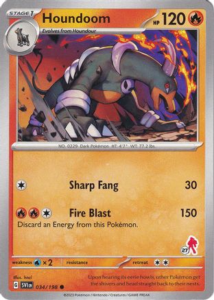 Houndoom Armarouge 034 - Battle Academy 2024