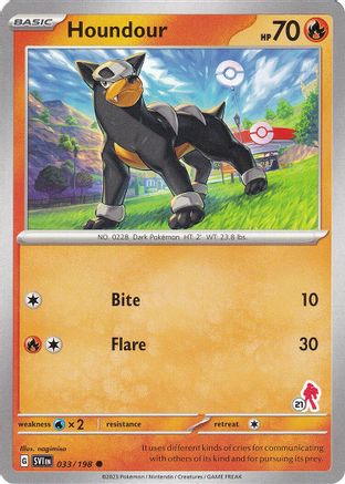 Houndour Armarouge 033 - Battle Academy 2024