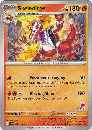 Skeledirge Armarouge 038 - Battle Academy 2024