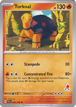 Torkoal Armarouge 035 - Battle Academy 2024