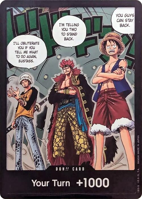 DON Card Trafalgar Law Eustass Kid and MonkeyDLuffy Double Pack Set Vol 4 [OP07]