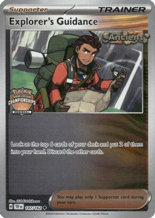 Explorer's Guidance (Regional Championships) 147/162 - League & Championship Cards Reverse Holofoil