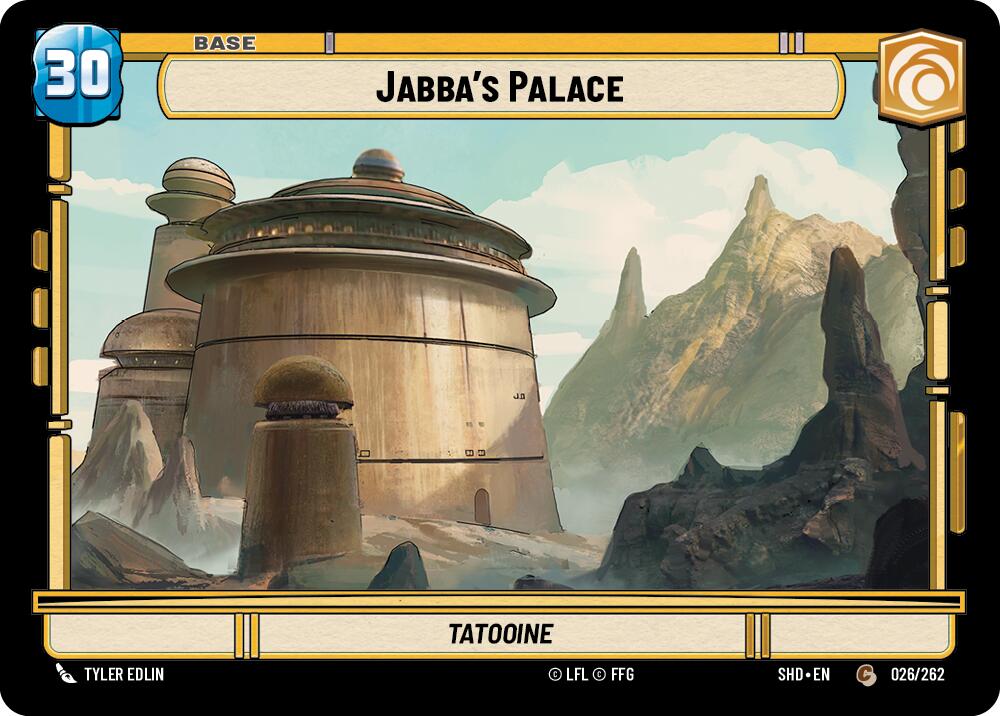 Jabba's Palace // Shield (026 // T02) - Shadows of the Galaxy