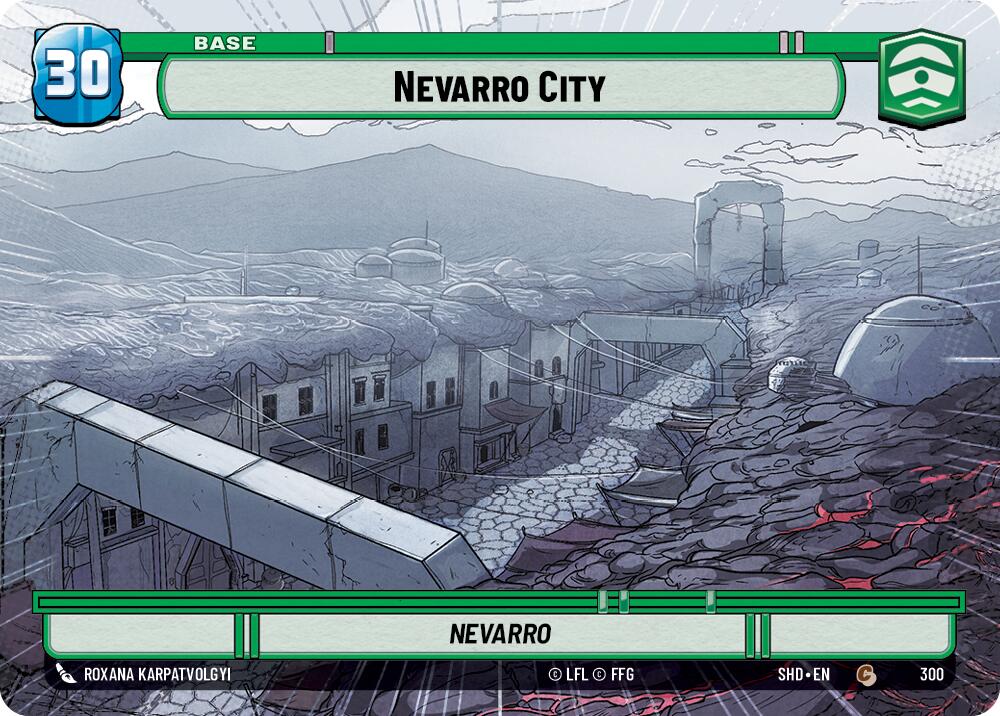 Nevarro City // Shield (Hyperspace) (300 // T04) - Shadows of the Galaxy