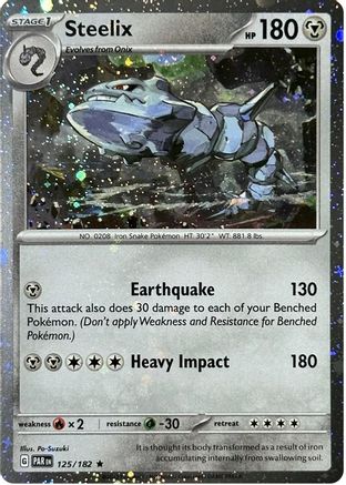 Steelix (Cosmos Holo) 125/182 - Miscellaneous Cards & Products Holofoil
