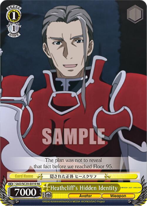Heathcliff's Hidden Identity (SAO/S20-E019 RE) - Sword Art Online Chronicle Set