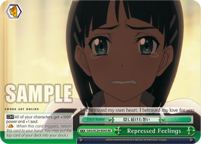 Repressed Feelings (SAO/S20-E045 RE) - Sword Art Online Chronicle Set