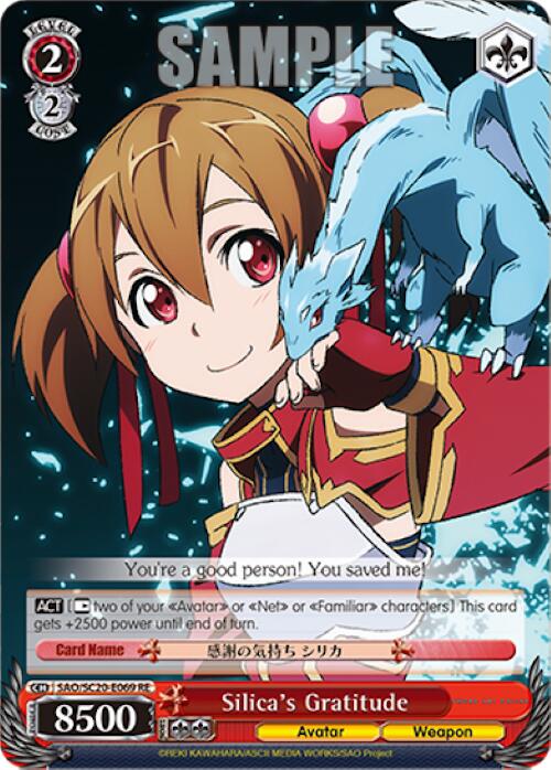 Silica's Gratitude (SAO/S20-E069 RE) - Sword Art Online Chronicle Set