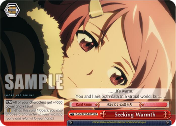 Seeking Warmth (SAO/S20-E072 RE) - Sword Art Online Chronicle Set
