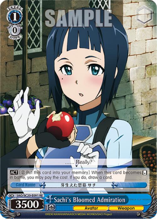 Sachi's Bloomed Admiration (SAO/SC20-E091 RE) - Sword Art Online Chronicle Set