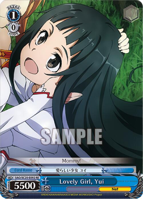Lovely Girl, Yui (SAO/SC20-E092 RE) - Sword Art Online Chronicle Set