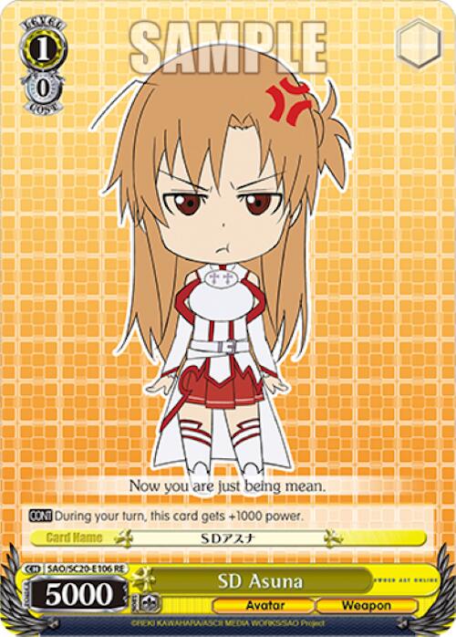 SD Asuna (SAO/SC20-E106 RE) - Sword Art Online Chronicle Set
