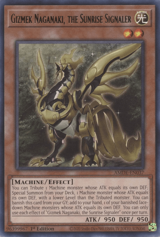 Gizmek Naganaki, the Sunrise Signaler [AMDE-EN037] Rare - Josh's Cards
