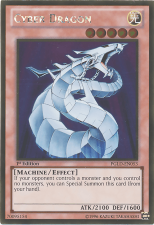 Cyber Dragon [PGLD-EN053] Gold Rare - Josh's Cards
