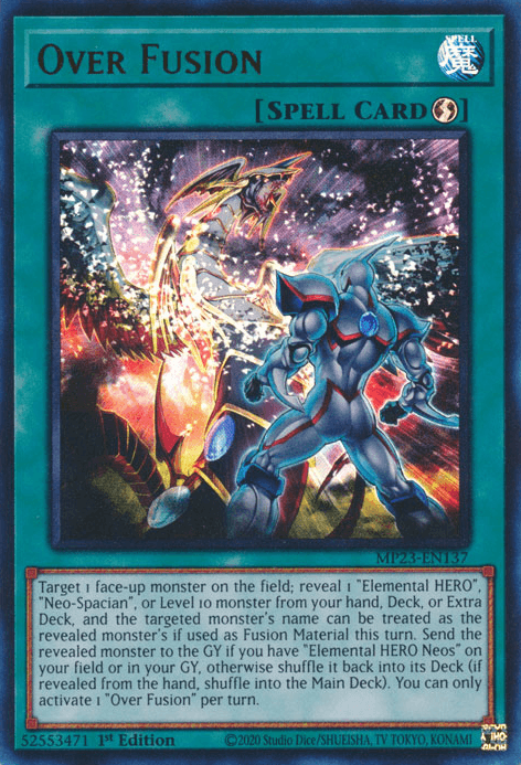 Over Fusion [MP23-EN137] Ultra Rare - Josh's Cards