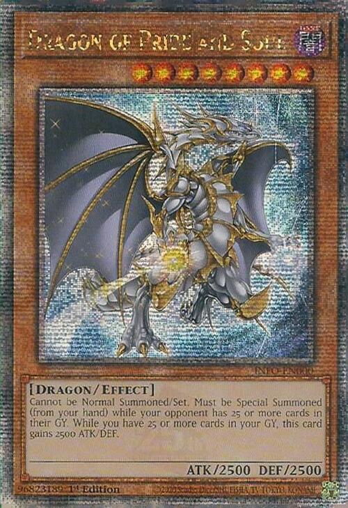 Dragon of Pride and Soul (Quarter Century Secret Rare) (INFO-EN000) - The Infinite Forbidden 1st Edition