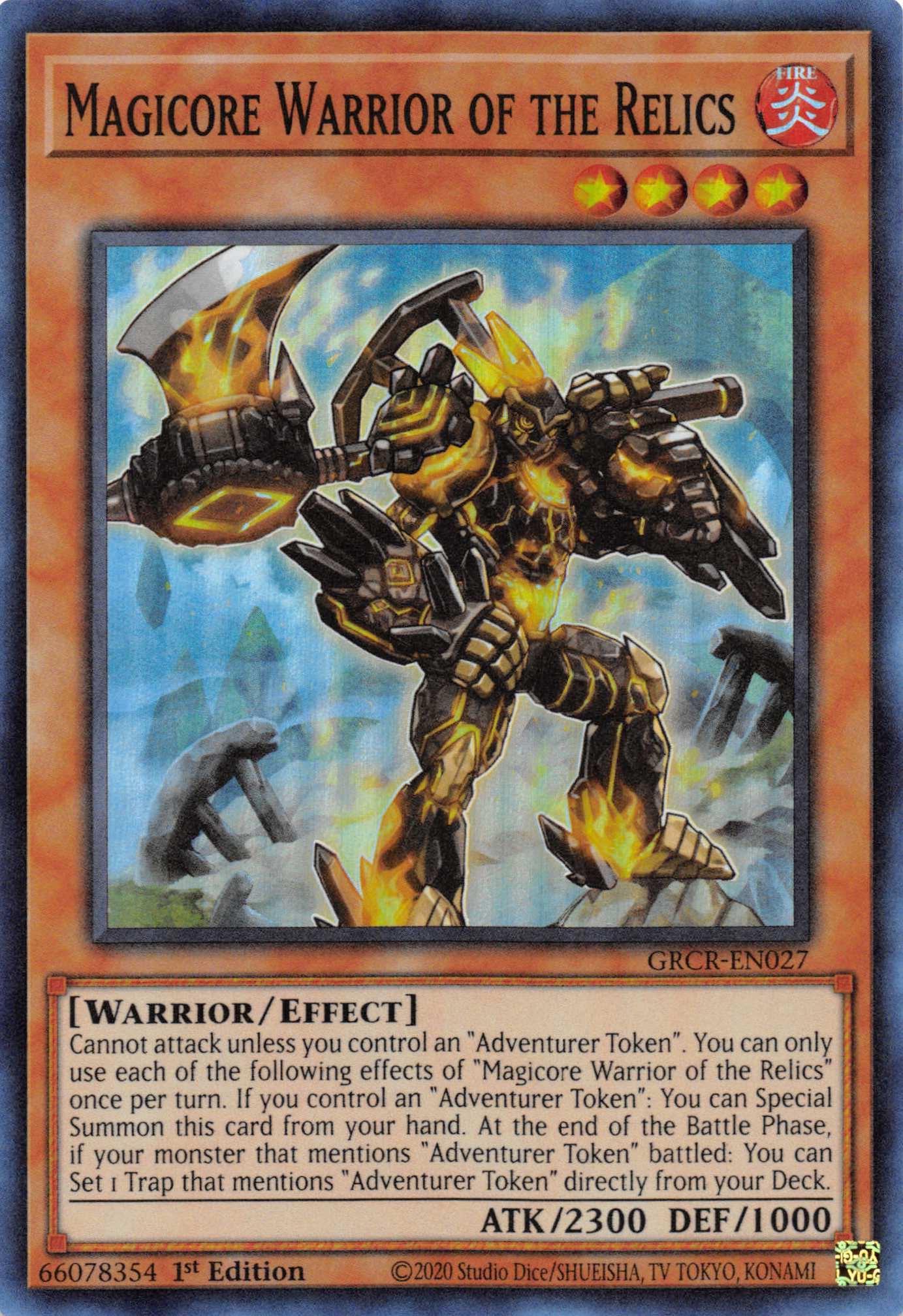 Magicore Warrior of the Relics [GRCR-EN027] Super Rare - Josh's Cards