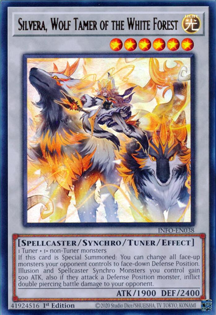 Silvera, Wolf Tamer of the White Forest (INFO-EN038) - The Infinite Forbidden 1st Edition