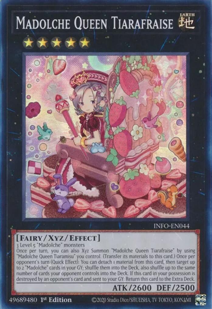 Madolche Queen Tiarafraise (INFO-EN044) - The Infinite Forbidden 1st Edition