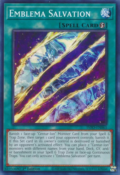 Emblema Salvation (INFO-EN063) - The Infinite Forbidden 1st Edition