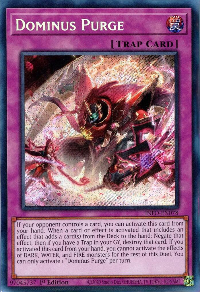 Dominus Purge (INFO-EN078) - The Infinite Forbidden 1st Edition