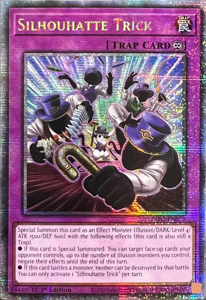 Silhouhatte Trick (Quarter Century Secret Rare) (INFO-EN079) - The Infinite Forbidden 1st Edition