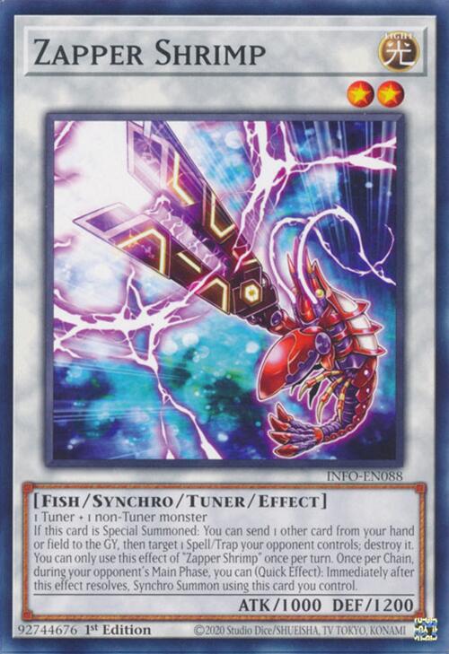 Zapper Shrimp (INFO-EN088) - The Infinite Forbidden 1st Edition