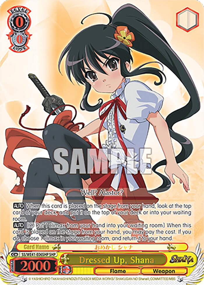 Dressed Up, Shana (SHP) (SS/WE41-E06SHP SHP) - Shakugan no Shana Premium Booster