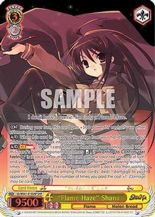 "Flame Haze" Shana (SHP) (SS/WE41-E15SHP SHP) - Shakugan no Shana Premium Booster