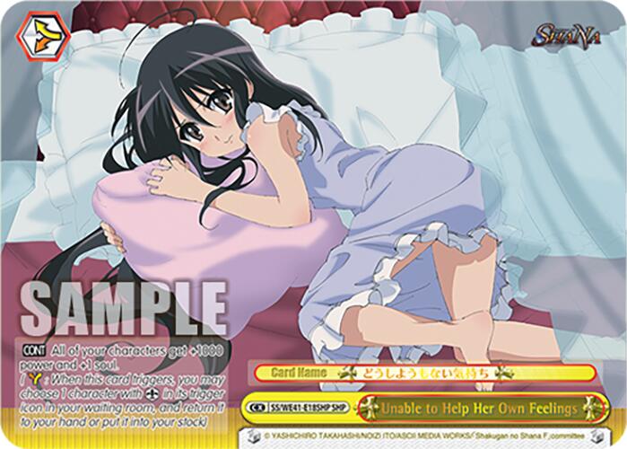 Unable to Help Her Own Feelings (SHP) (SS/WE41-E18SHP SHP) - Shakugan no Shana Premium Booster