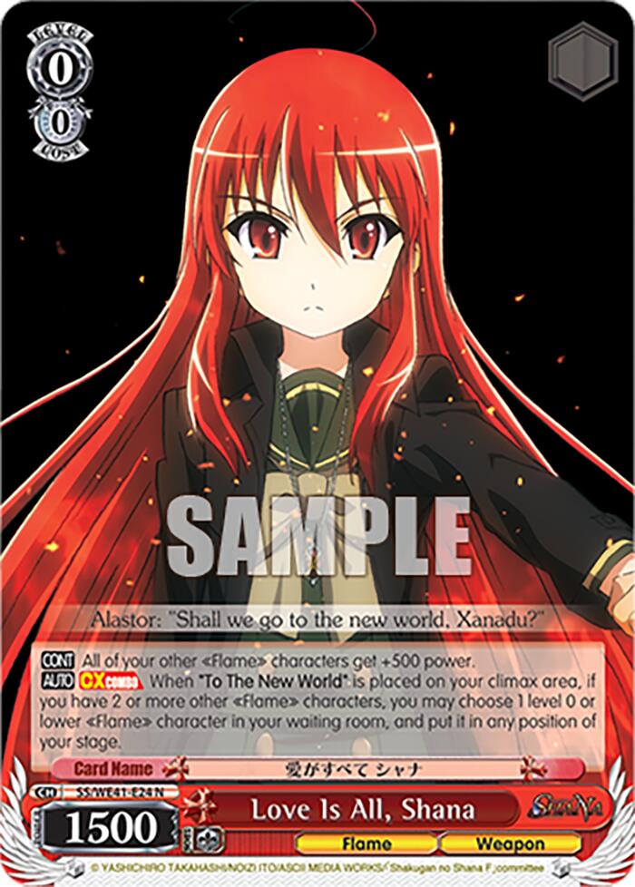 Love Is All, Shana (SS/WE41-E24 N) - Shakugan no Shana Premium Booster