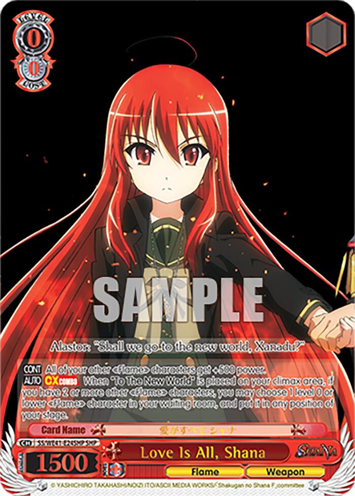 Love Is All, Shana (SHP) (SS/WE41-E24SHP SHP) - Shakugan no Shana Premium Booster