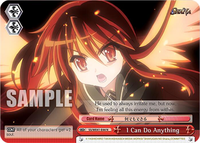 I Can Do Anything (SS/WE41-E44 N) - Shakugan no Shana Premium Booster