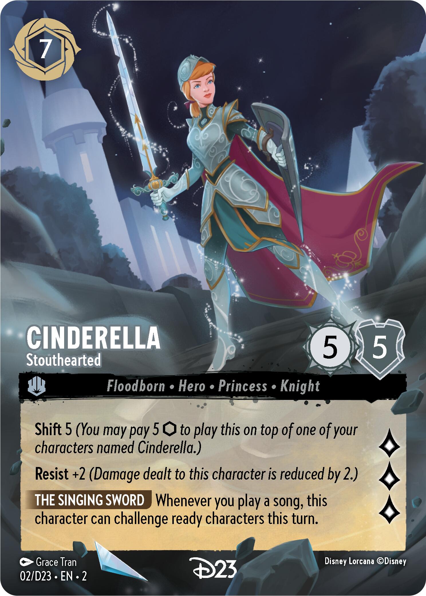 Cinderella - Stouthearted (2) - D23 Promos Holofoil