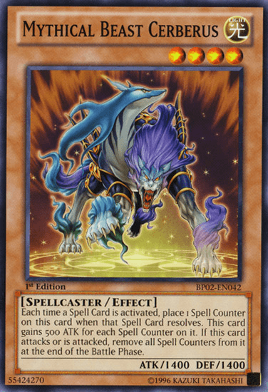 Mythical Beast Cerberus [BP02-EN042] Mosaic Rare - Josh's Cards