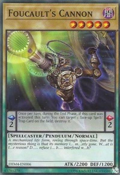 Foucault's Cannon [DEM4-EN006] Common - Josh's Cards