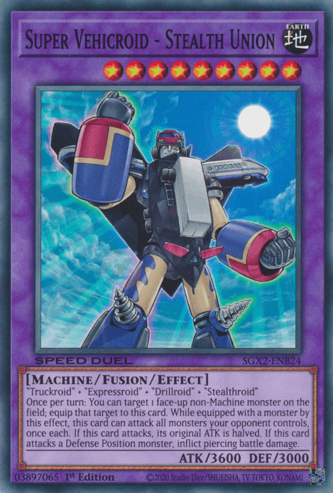 Super Vehicroid - Stealth Union [SGX2-ENB24] Common - Josh's Cards