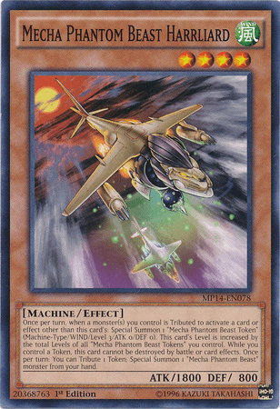 Mecha Phantom Beast Harrliard [MP14-EN078] Common - Josh's Cards