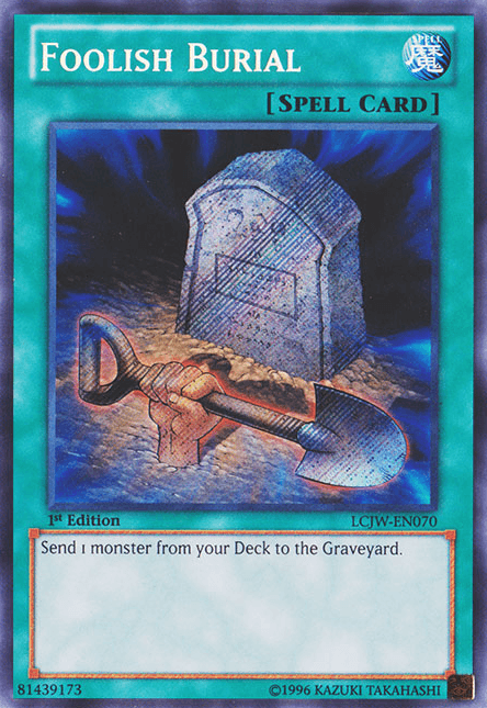 Foolish Burial [LCJW-EN070] Secret Rare - Josh's Cards