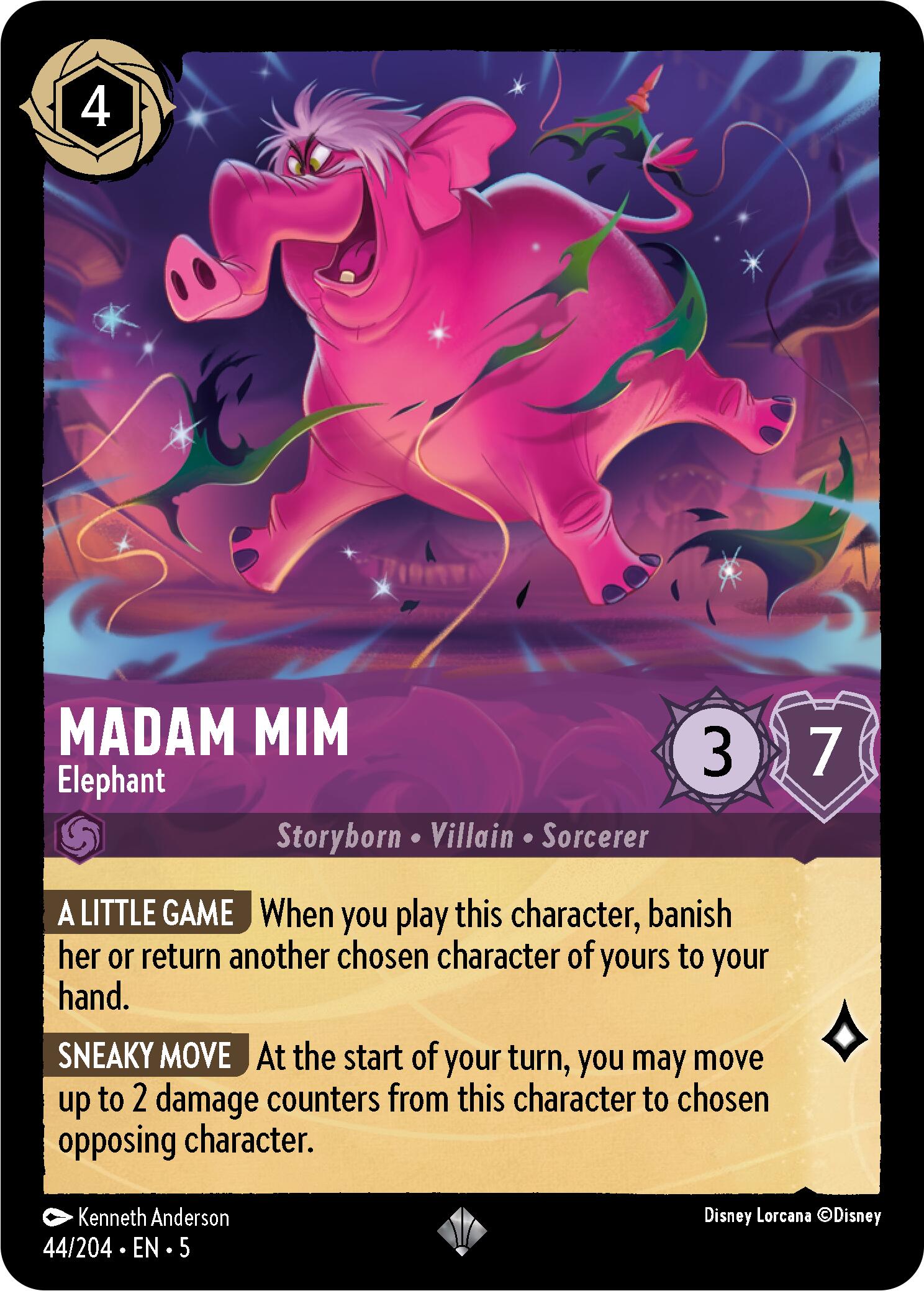 Madam Mim - Elephant (44/204) - Shimmering Skies Cold Foil